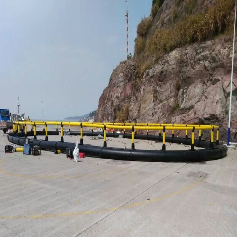Round HDPE Floating Fish Cage Anti Aging Commercial Aquaculture Net Cage for Freshwater Tilapia High Density Breeding