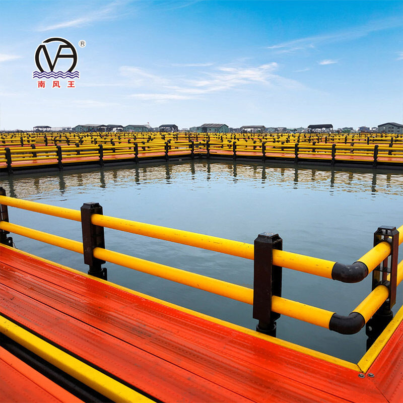 UV-Stabilized HDPE Floating Fish Cage with Corrosion Resistant Frame and Customizable Size for Aquaculture