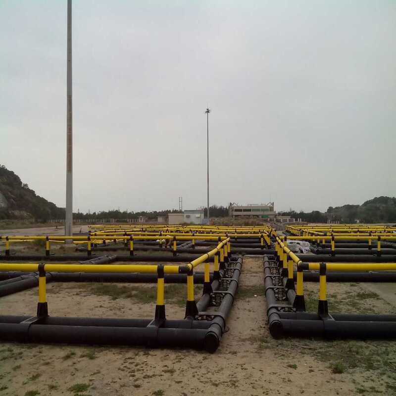 Square HDPE Floating Fish Cage Commercial Aquaculture Net Cage