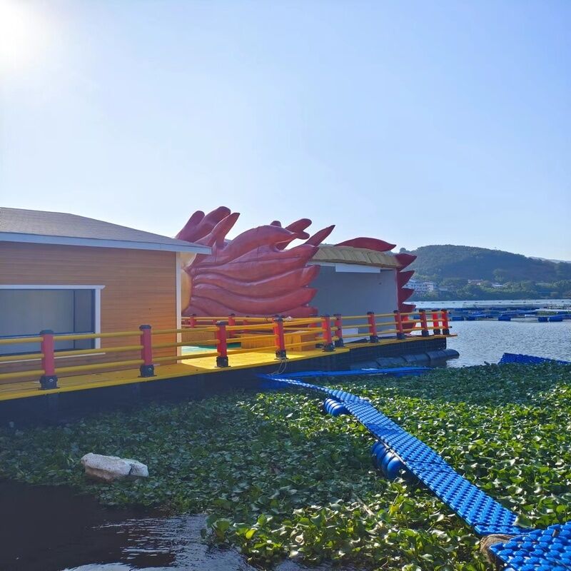 Wave Resistant Floating Water Platform For Resort & Water Villa