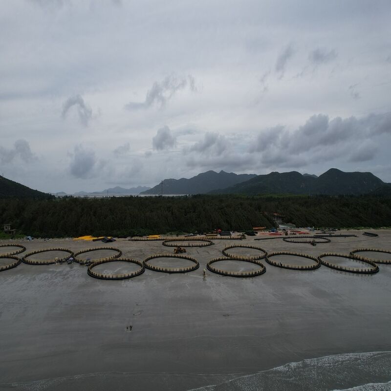 HDPE Circular Floating Fish Cage Complete Set for Freshwater Aquaculture