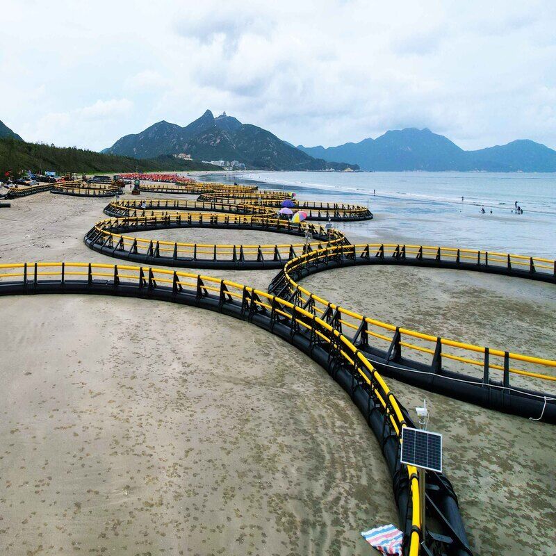 HDPE Circular Floating Fish Cage Complete Set for Freshwater Aquaculture