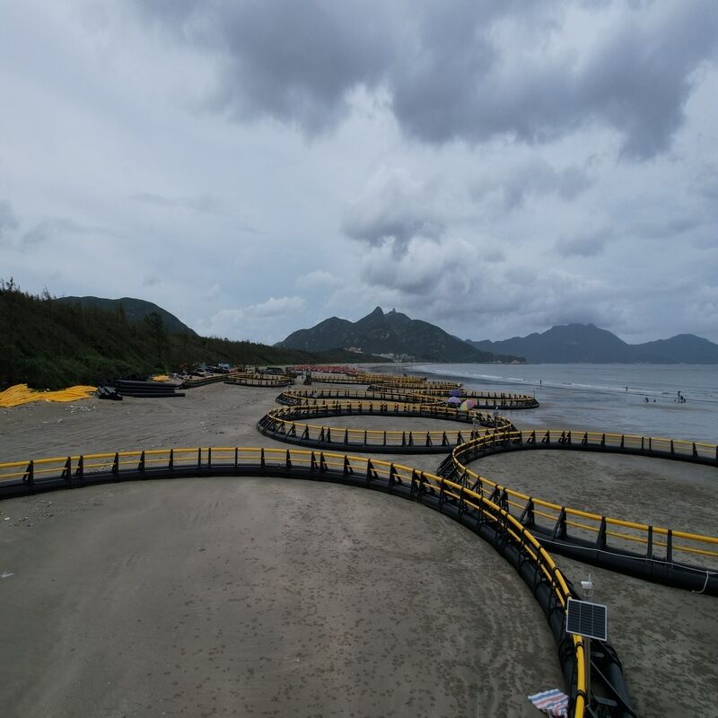 Big Diameter Circular Floating Cage Deep Water Fish Culture Equipment