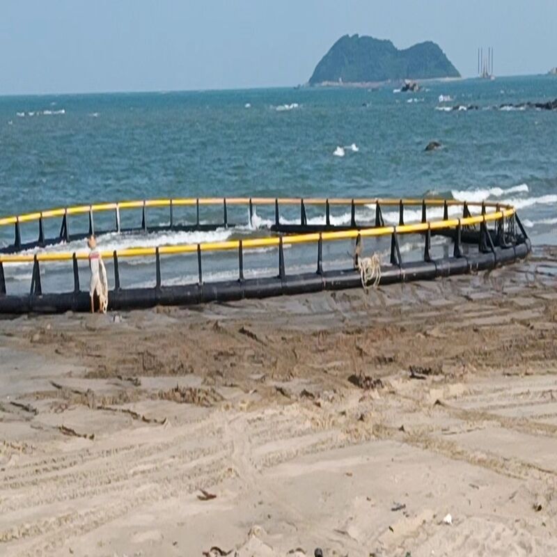Cost-effective Simple Circular Leisure Cage for Small Fish Farm