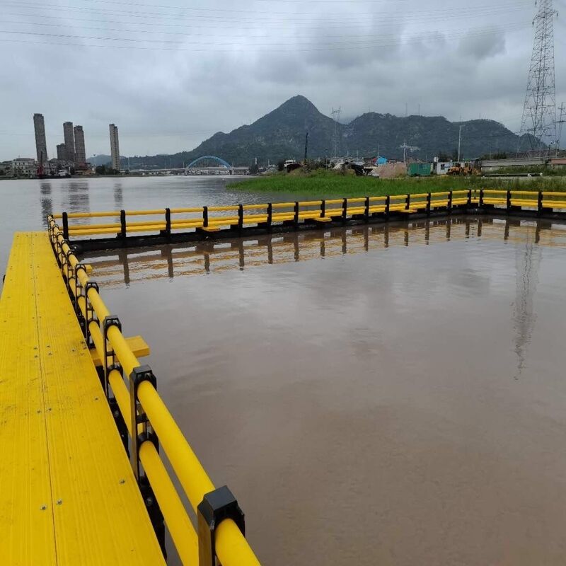 All-in-one Floating Deck for Cage Fish Farm Water Tourism Development