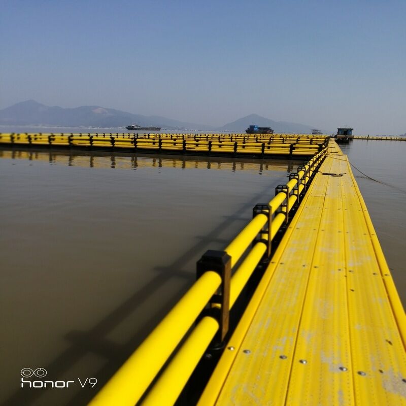 Integrated Floating Leisure Platform with Fish Cage for Aqua-tourism Farm