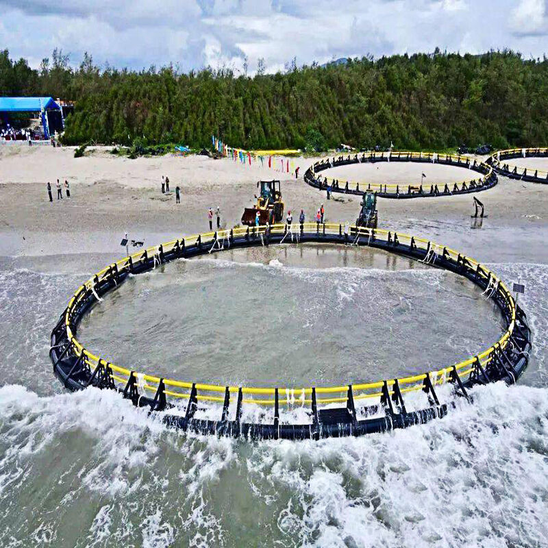 Large Size Circular Floating Net Cage for Commercial Fish Farming