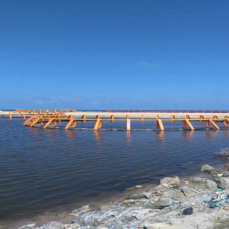 90m Circumference Deep Sea HDPE Circular Aquaculture Cage