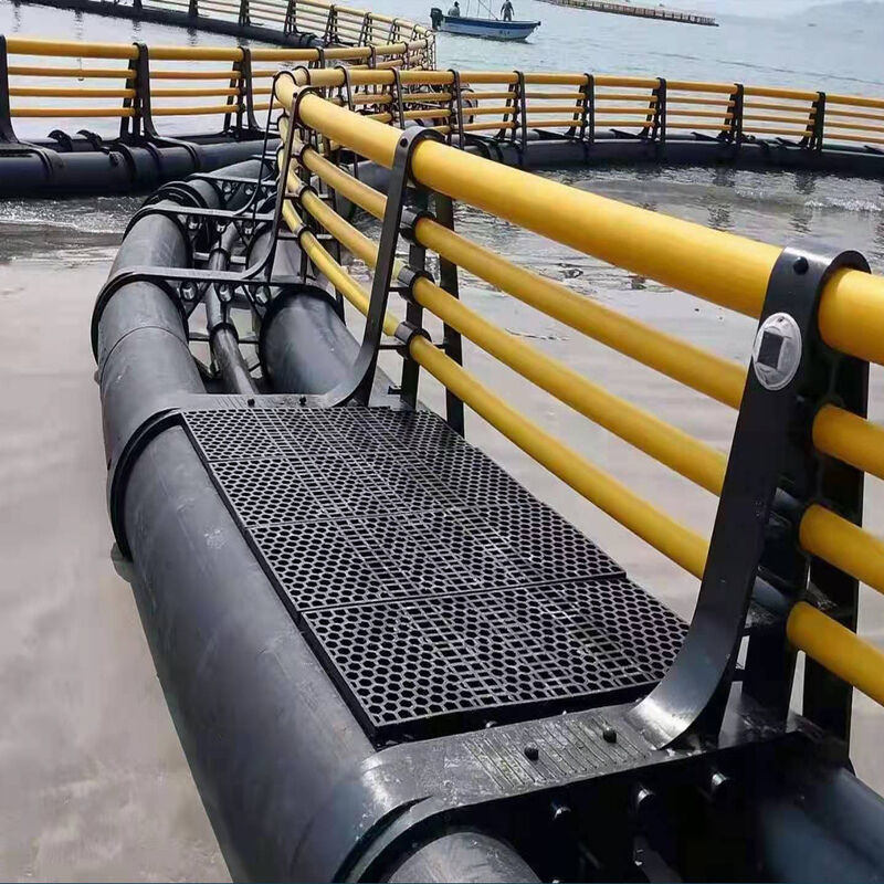 Easy Assembly HDPE Circular Fish Cage for Coastal Farming