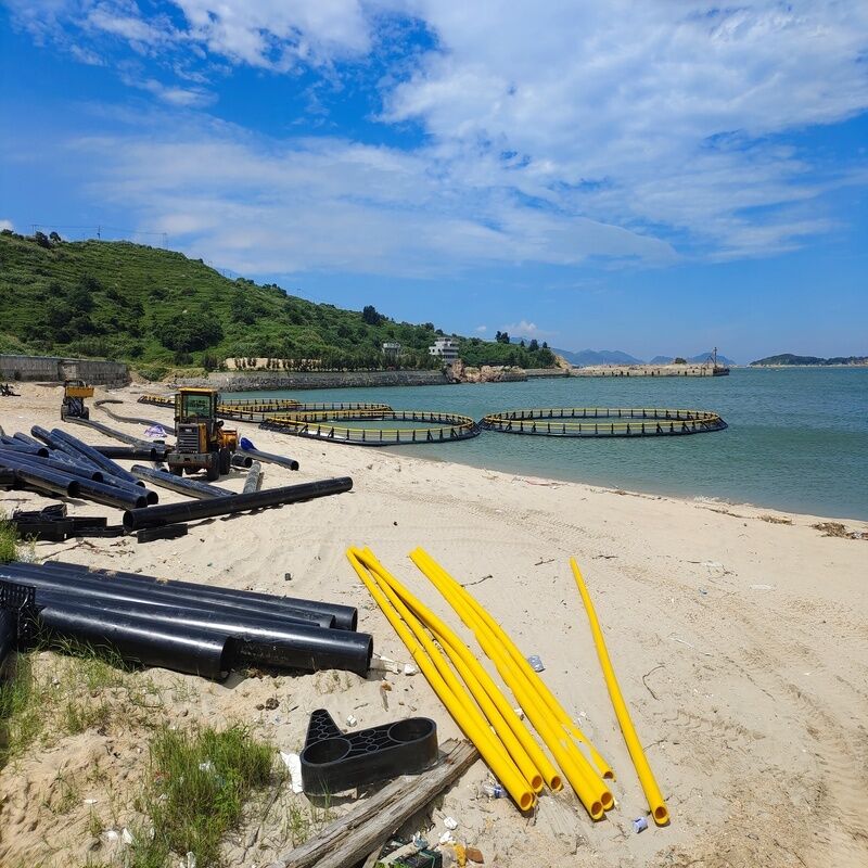 Large Round HDPE Anti-Typhoon Deep Sea Fish Cage Floating Aquaculture Cage for Tilapia & Sea Bass