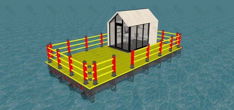 Anti-Wave HDPE Fish Cage, Sturdy Floating Fish Cage to Secure Your Aquaculture Harvest All Year Round