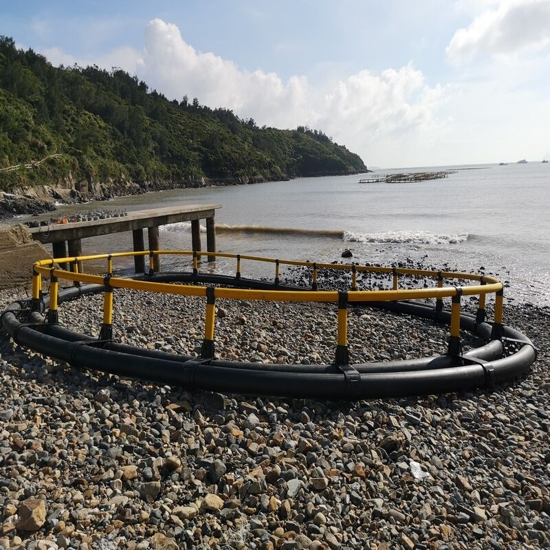Lightweight Small Circular Test Fish Cage for Small-scale Farmer Trial Aquaculture