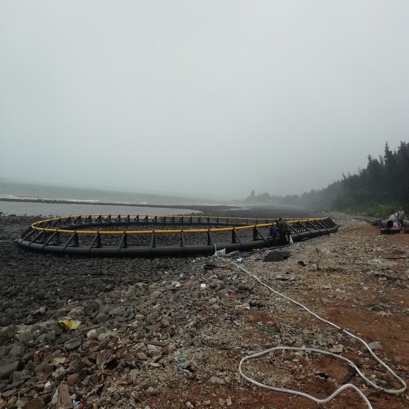 30m Standard Circular Coastal Fish Cage, Floating Aquaculture Gear for Sea Bream & Golden Pompano
