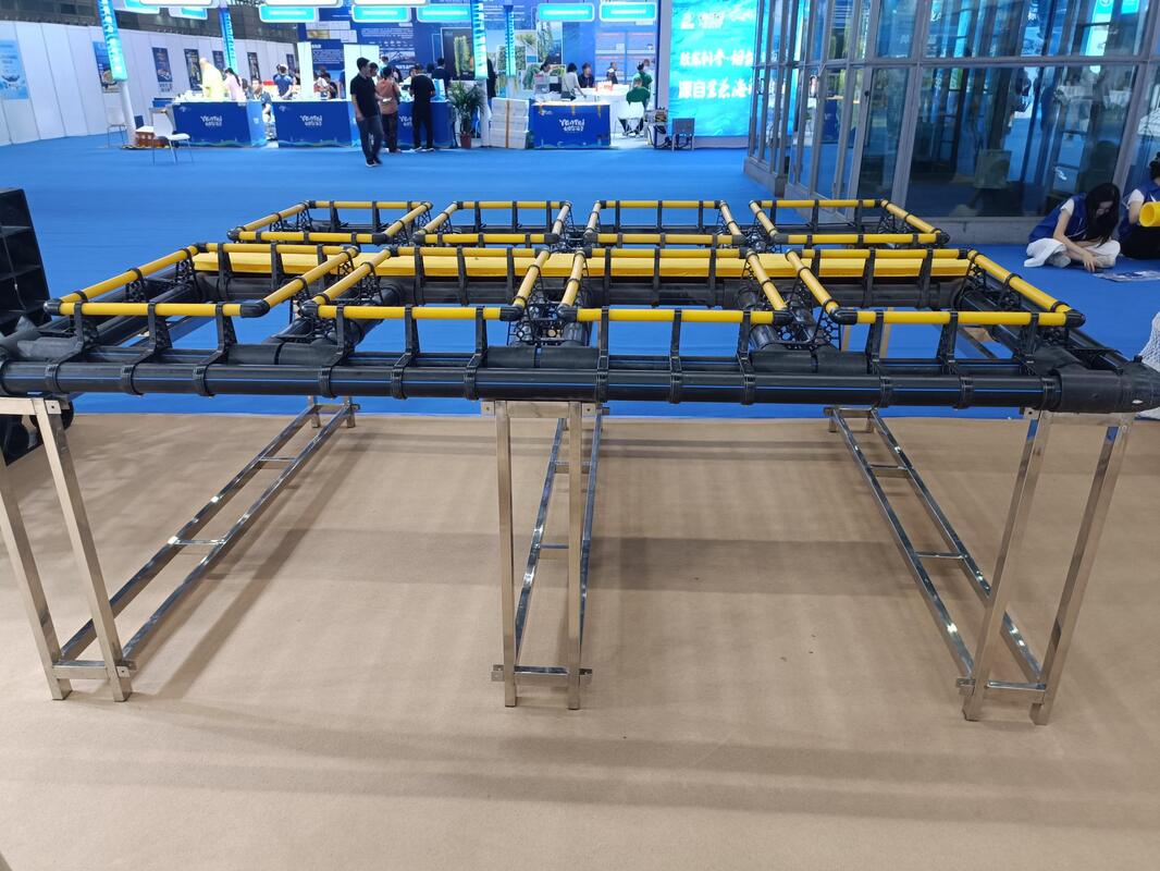 Optimized double pipe PE fish cage enables high-density tilapia farming with safe stocking density of 30kg/m³