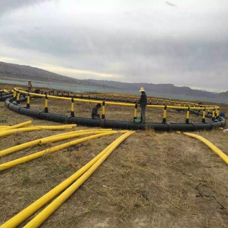 Custom HDPE Circular Fish Cage For Large Scale Marine Farm Project