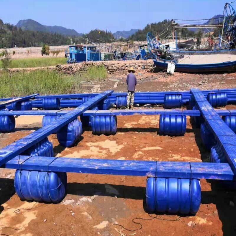 Large Size Square Aquaculture Cage Complete Floating Raft System