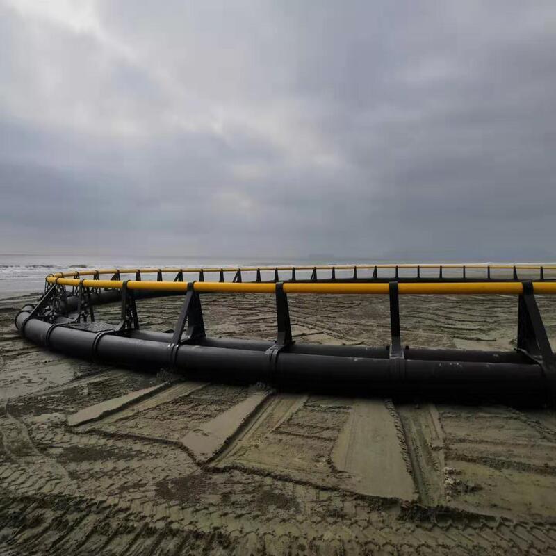 Low Maintenance Wind Resistant Floating Fish Cage for Lake Farming