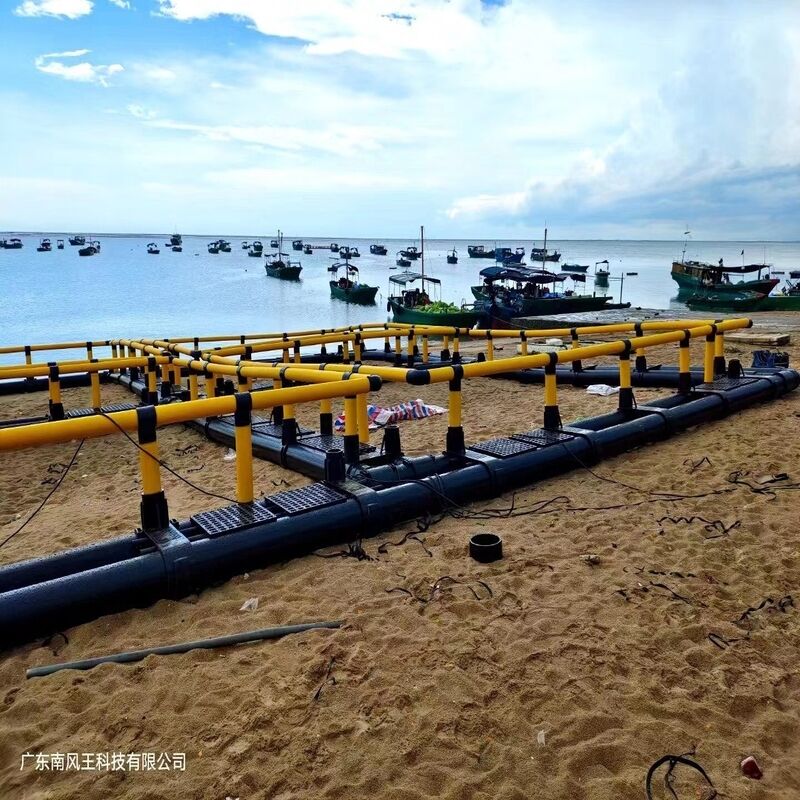Small Multi-Cell Combined Fish Raft for Low-Investment Starter Fish Farm