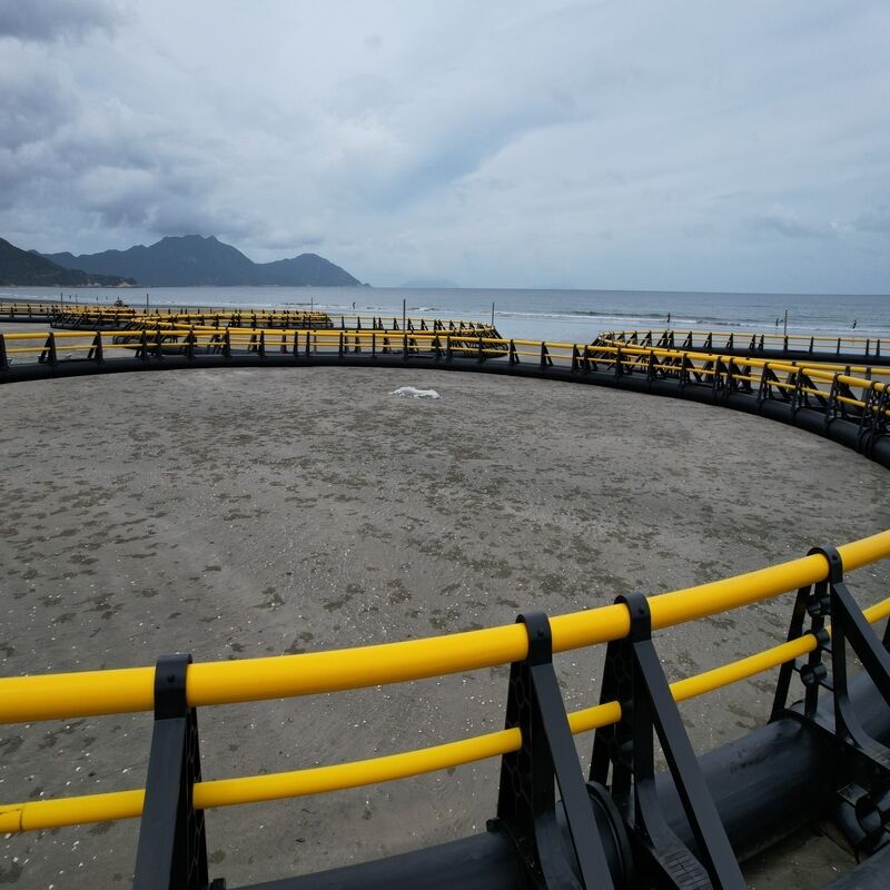 Deep Water Circular Anti-Turbulence Fish Cage with Even Force Distribution