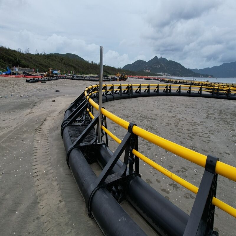 Deep Water Circular Anti-Turbulence Fish Cage with Even Force Distribution