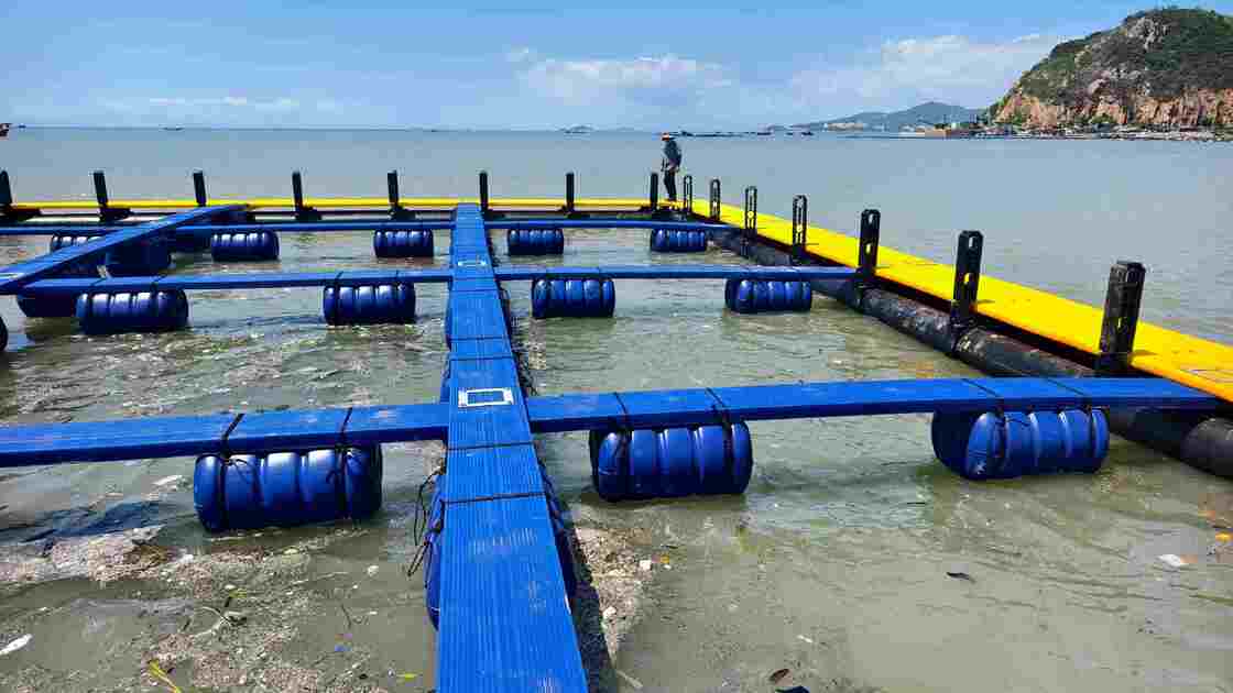 Modular Pontoon Dock: 100% Virgin PE100, 25‑Year Lifespan, Cost‑Effective, Ideal for Rivers & Small Lakes, Top Pick for Individual Fish Farmers