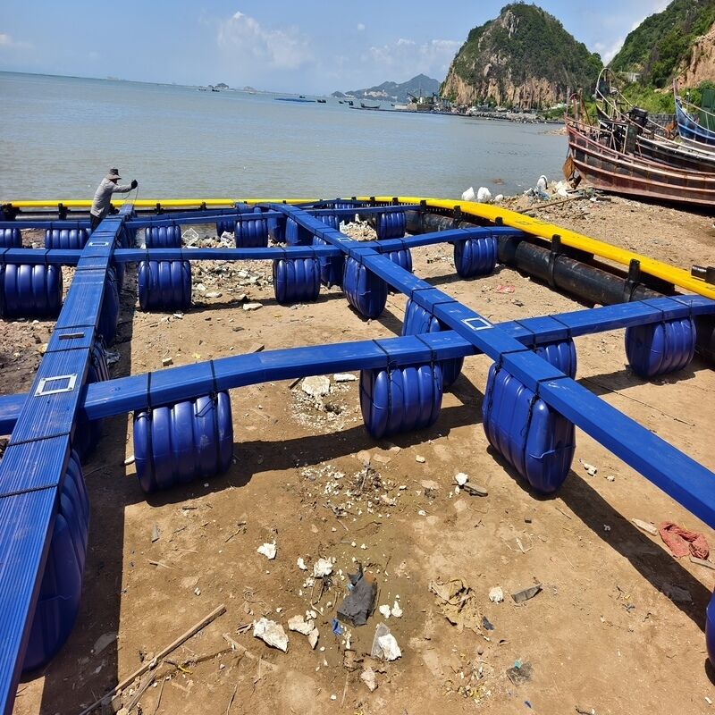 Integrated HDPE Square Shrimp Cage for Coastal Seawater Aquaculture