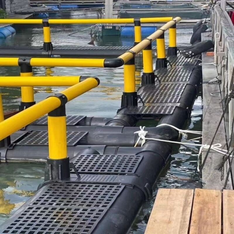 Modular Combinable Fish Raft for Small-Scale Aquaculture Beginners
