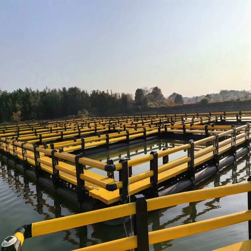 Light Reinforced River Square Cage for Gentle Current Inland Waters