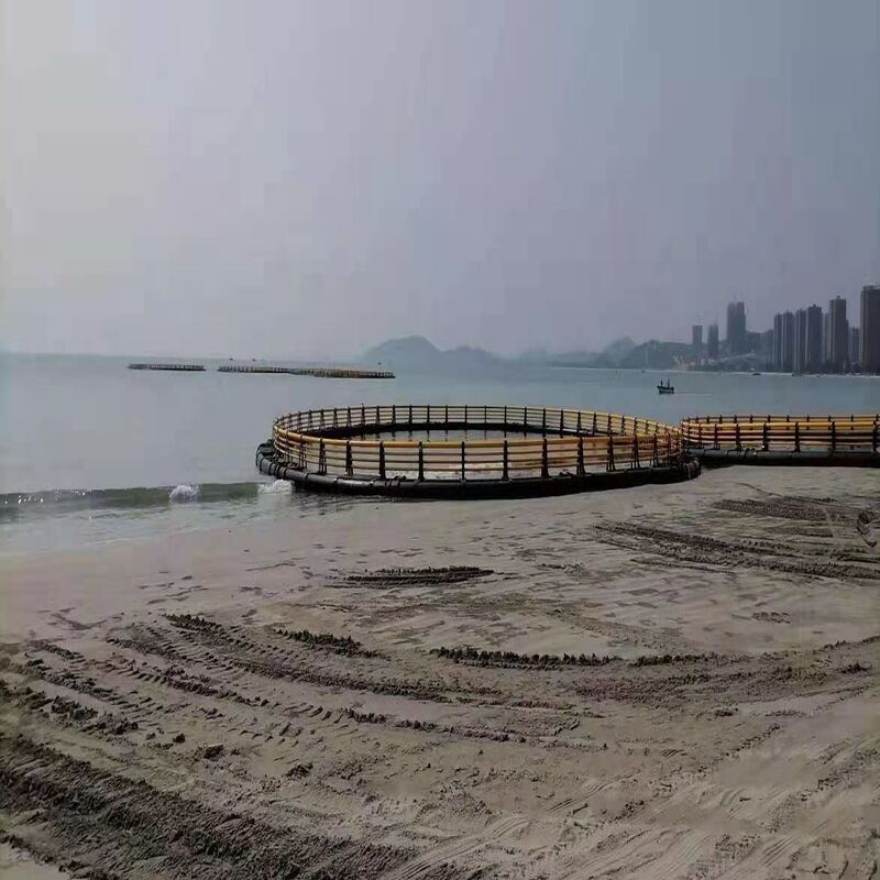 4m Diameter HDPE Small Circular Cage for Fish Seed Rearing
