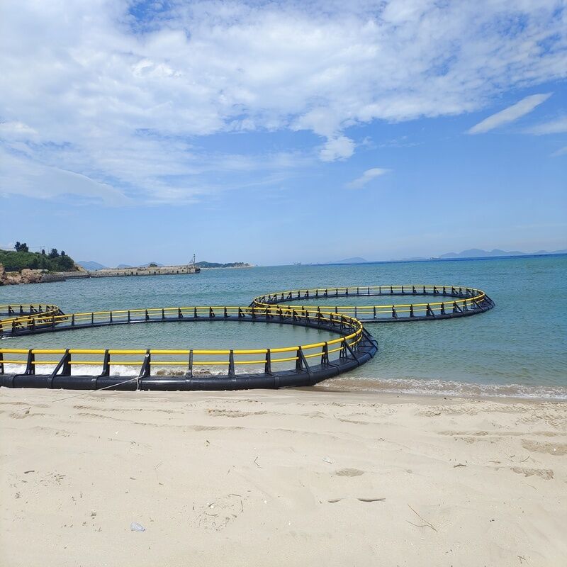 Large Deep Sea HDPE Fish Cage High Density Commercial Aquaculture Floating Cage