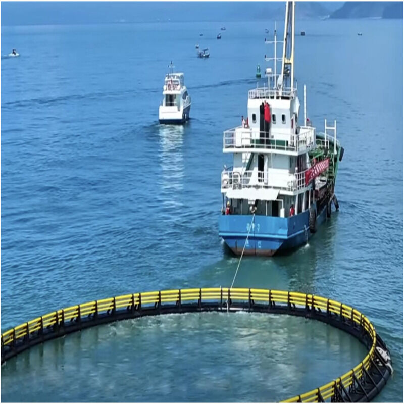 Grade 12+ Typhoon Resistant Circular HDPE Deep‑Sea Fish Cage, 15+ Years Service Life