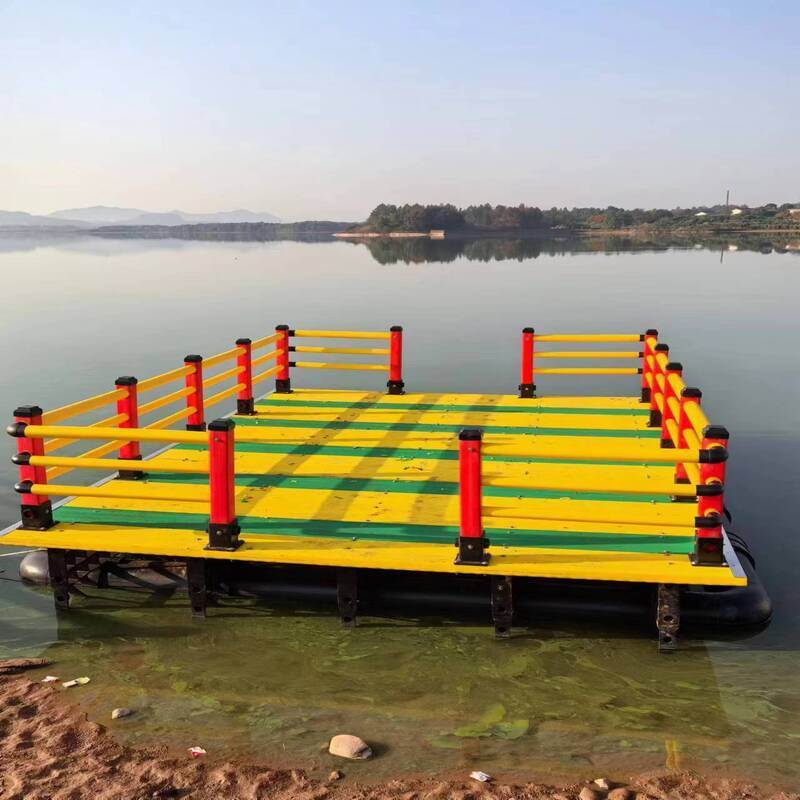 Custom Size HDPE Floating Leisure Platform & Fish Cage 2‑in‑1, Marine Sightseeing, Fishing & Aquaculture Platform
