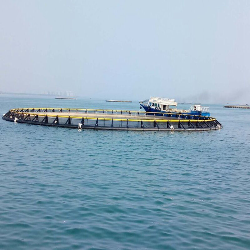 Deep Sea Anti‑Wave HDPE Circular Fish Cage, Resistant to Category 12 Typhoon