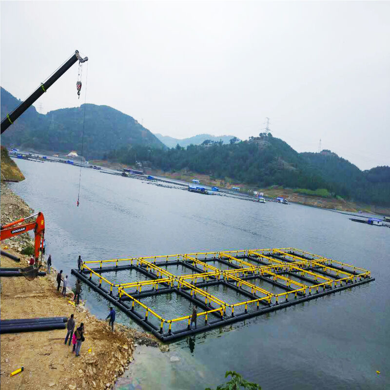 HDPE Deep Water Aquaculture Cage With Multiple Watertight Compartments, Anti‑Escape