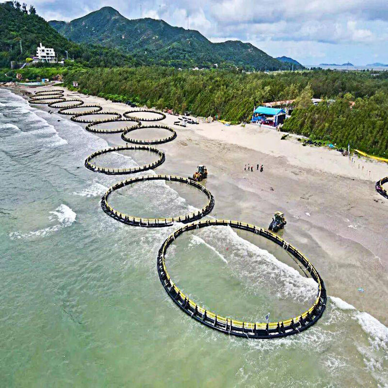 Custom Circumference HDPE Circular Deep‑Sea Cage, Industrial Aquaculture Equipment