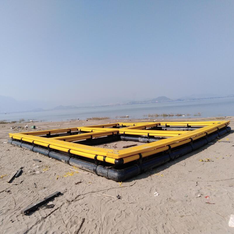 Integrated Platform of Floating Walkway and HDPE Fish Culture Cage