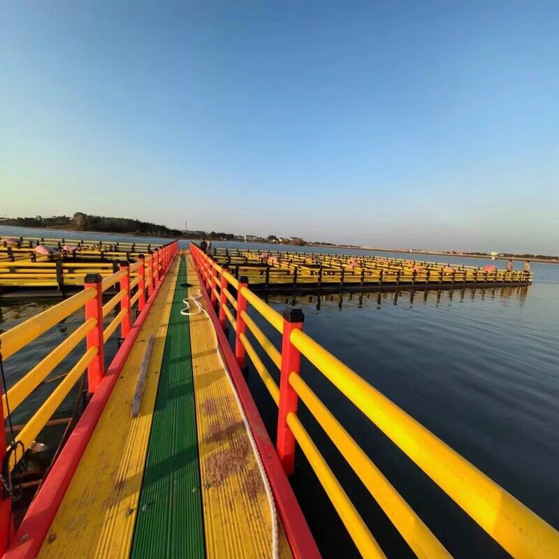 Integrated Platform of Floating Walkway and HDPE Fish Culture Cage