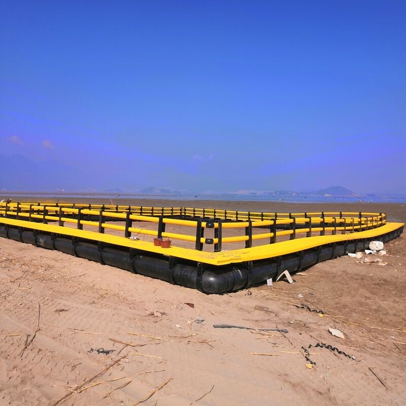 Sightseeing & Aquaculture Integrated HDPE Floating Fish Cage, Combine Marine Tourism And Fish Farming