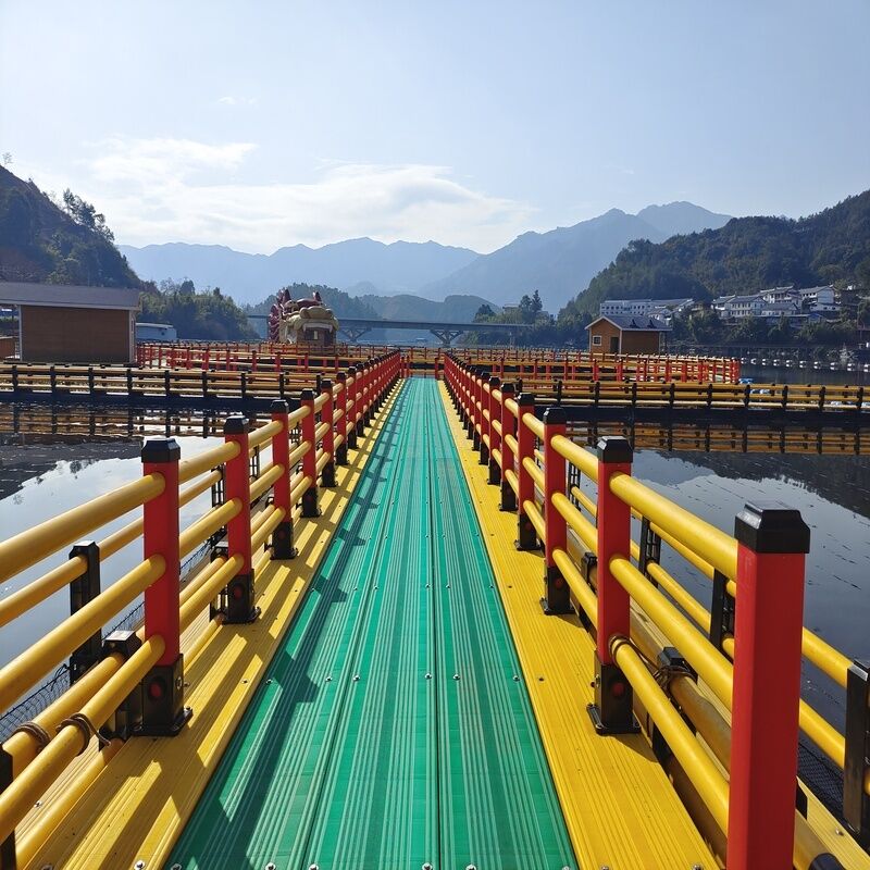 Floating PE Fish Cage Platform With Walkway For Open‑Sea Fish Farming