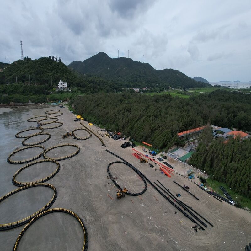 HDPE Anti‑Corrosion Circular Fish Cage With Cover Net For Sea Farming