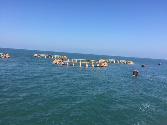 HDPE Pipe Floating Mariculture Circular Fish Cage With Diameter 6m To 90m