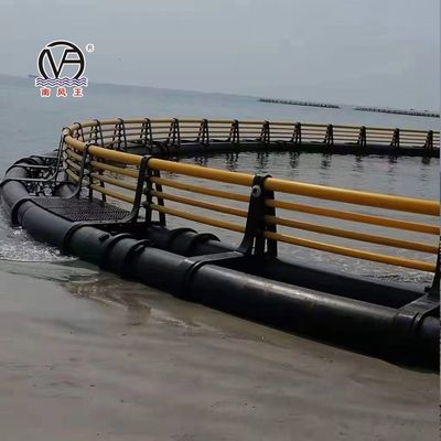 Deep Sea Aquaculture HDPE Super Strong Cage with 10m 60m Diameter and ISO9001 2008 Certification