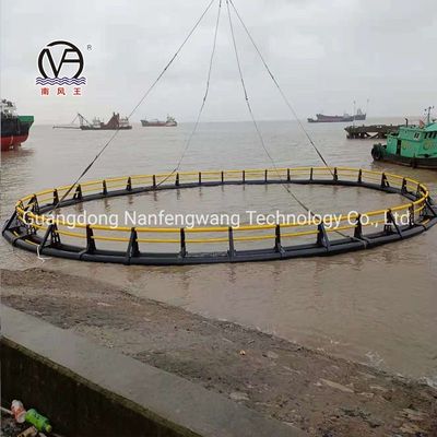 HDPE Reinforced Deep Water Aquaculture Cage with ISO9001 2008 Certification Diameter 10m 60m