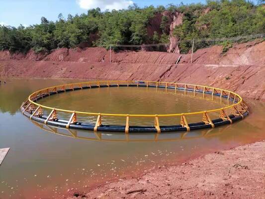 Extra Strong HDPE Anti-Wave Deep Water Fish Cage For Offshore Mariculture