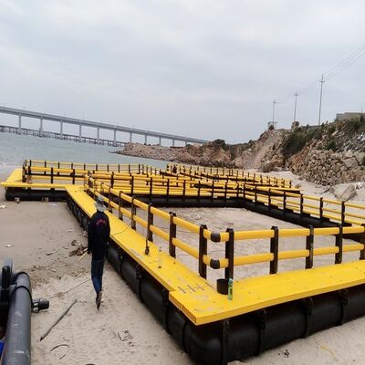 Custom Floating Leisure Platform for Sightseeing Fish Cage Park Construction