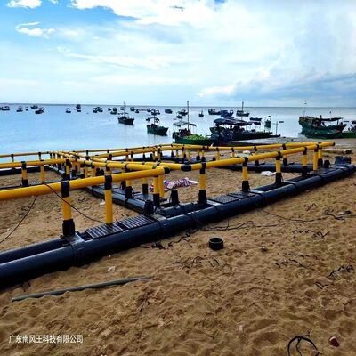 Eco-friendly HDPE Fish Cage Non-pollution Easy-clean Marine Aquaculture System