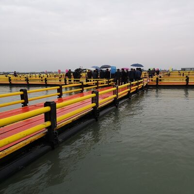 Sightseeing & Aquaculture Integrated HDPE Floating Fish Cage, Combine Marine Tourism And Fish Farming